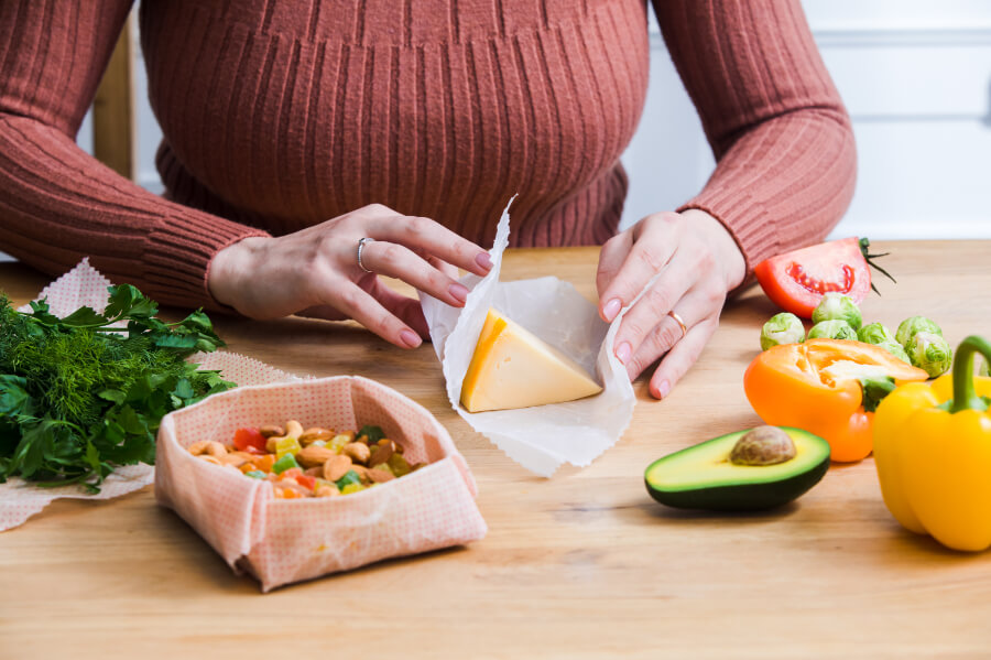 ミツロウラップでやさしい台所の習慣